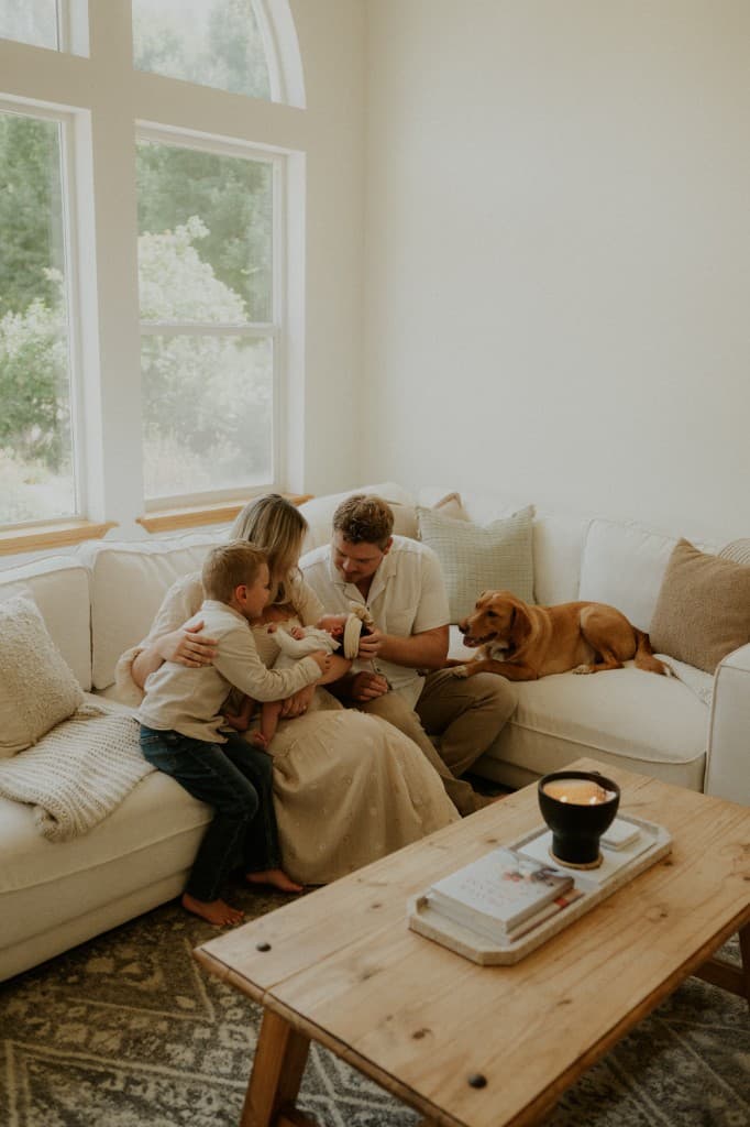 Kenna Renee Harper with her family